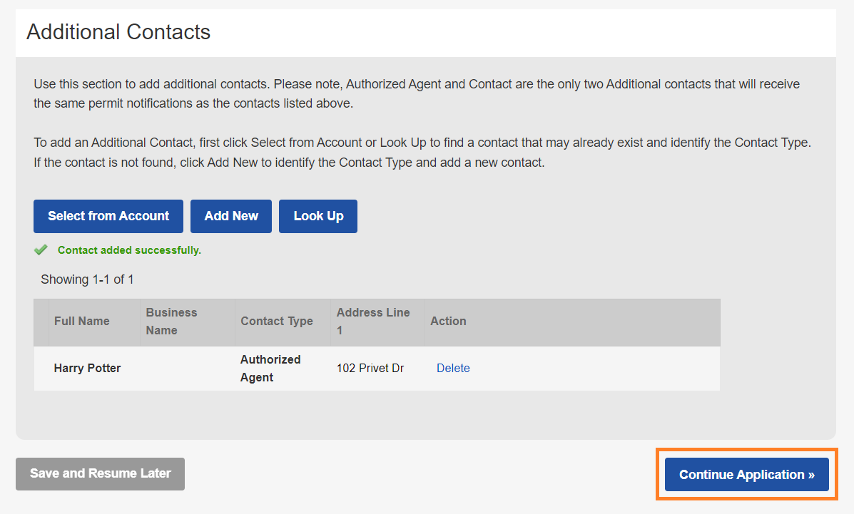 Contacts Page - Continue Application Highlighted.png