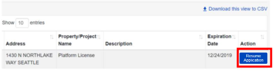 My Records resume Application